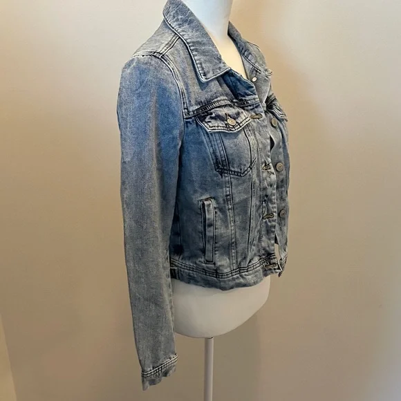 Free People Light Blue Jean Jacket - Picture 3 of 7